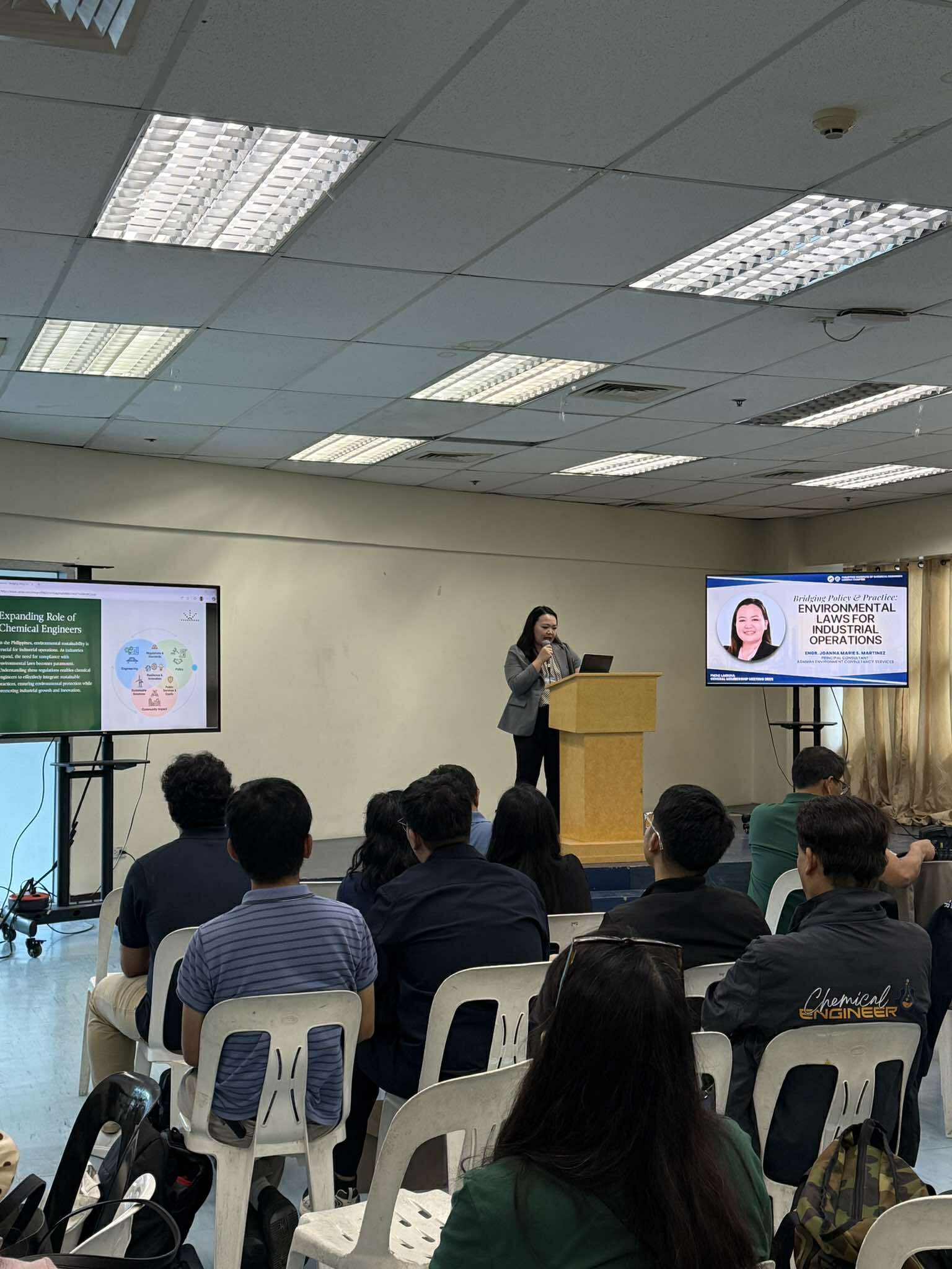 Engr. Joanna Marie Martinez at work