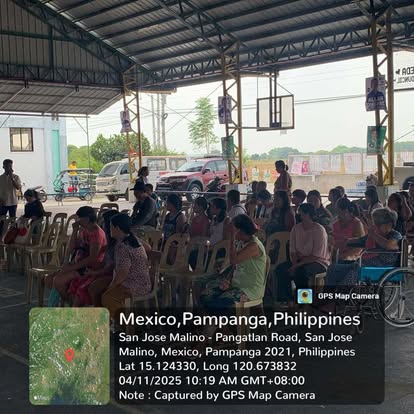 Community consultation event in Pampanga