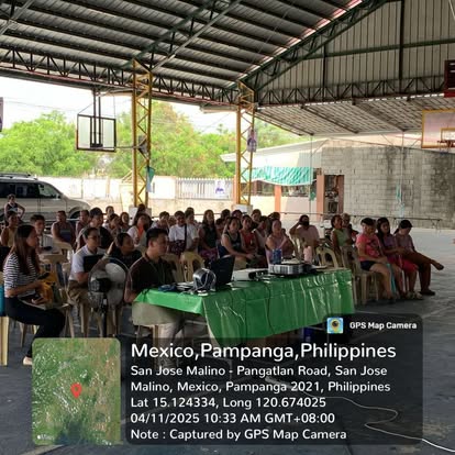 Community consultation in Pampanga