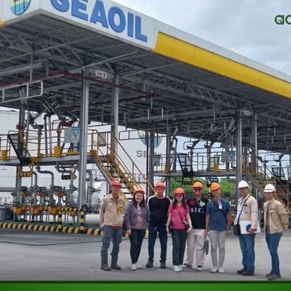 Adamah team at SEAOIL facility inspection