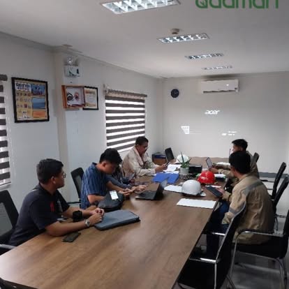 Adamah team in a project meeting